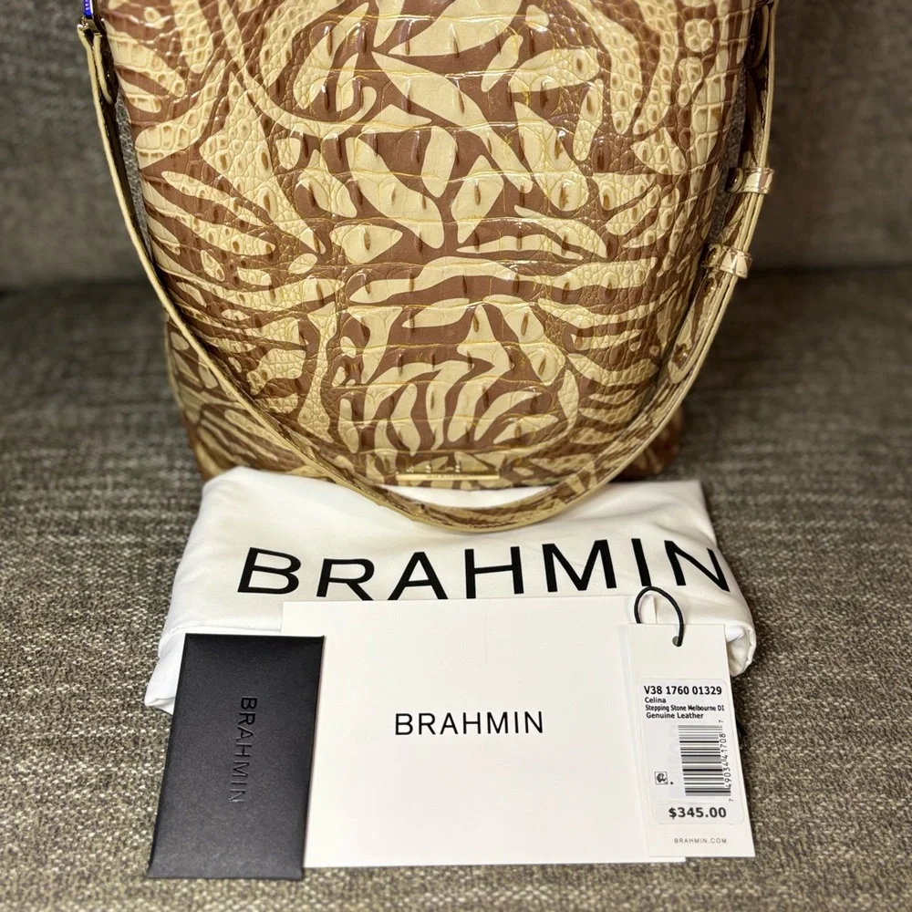 🌟Brahmin🌟 Celina Stepping Stone Melbourne DI Shoulder Bag - Picture 2 of 16